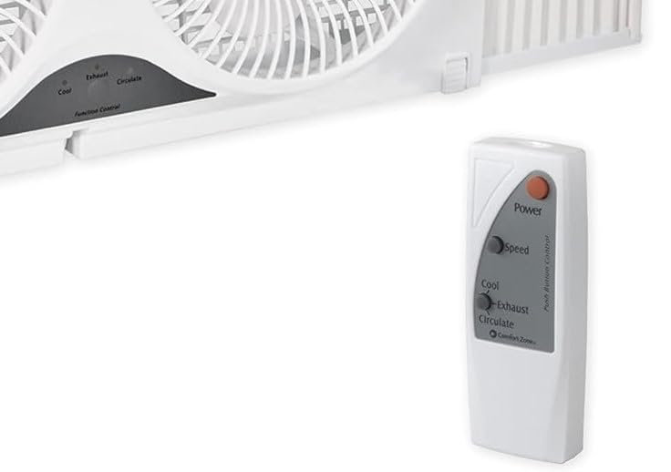 ComftZone CZ310R Window Fan Replacement Remote, Not Compatible with Fan, Ideal for Homeowners, Suitable for Summer Heat