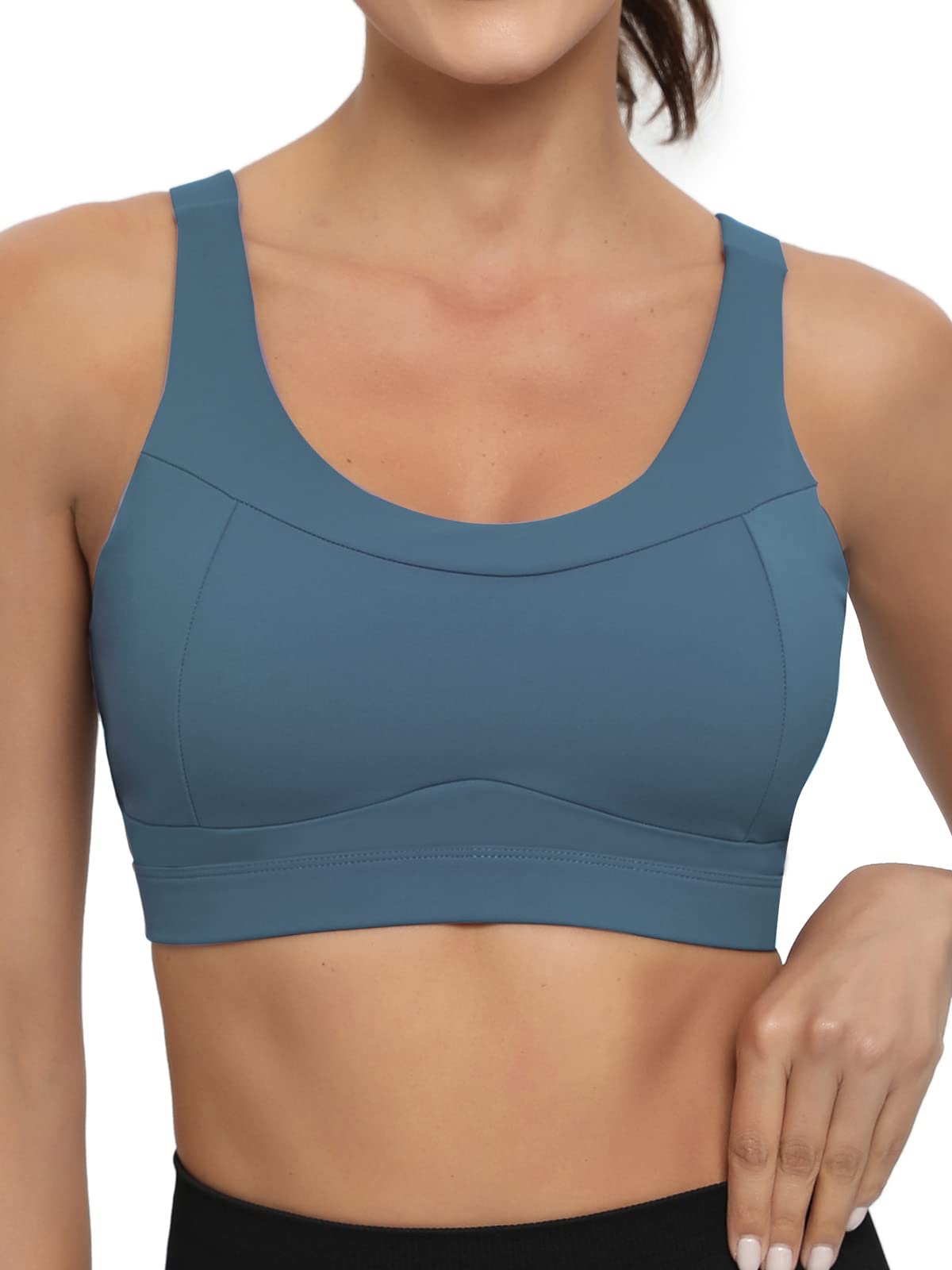  High Impact Sports Bras for Running Girls
| Workout Crop Tank Tops for Longline Sports Bra Women
| Push Up Racerback Ru