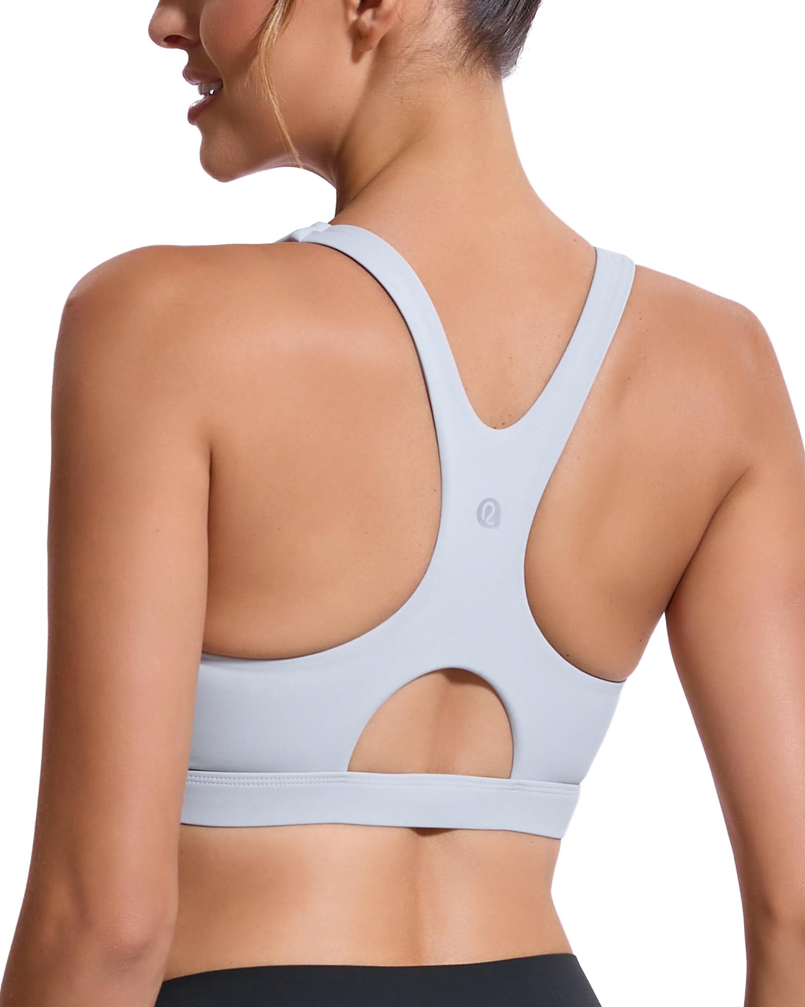 High Support Racerback Grey Sports Bra for Women
| High Impact Grey Moulded Cup Running Bra for Women
| Grey Push Up Ra