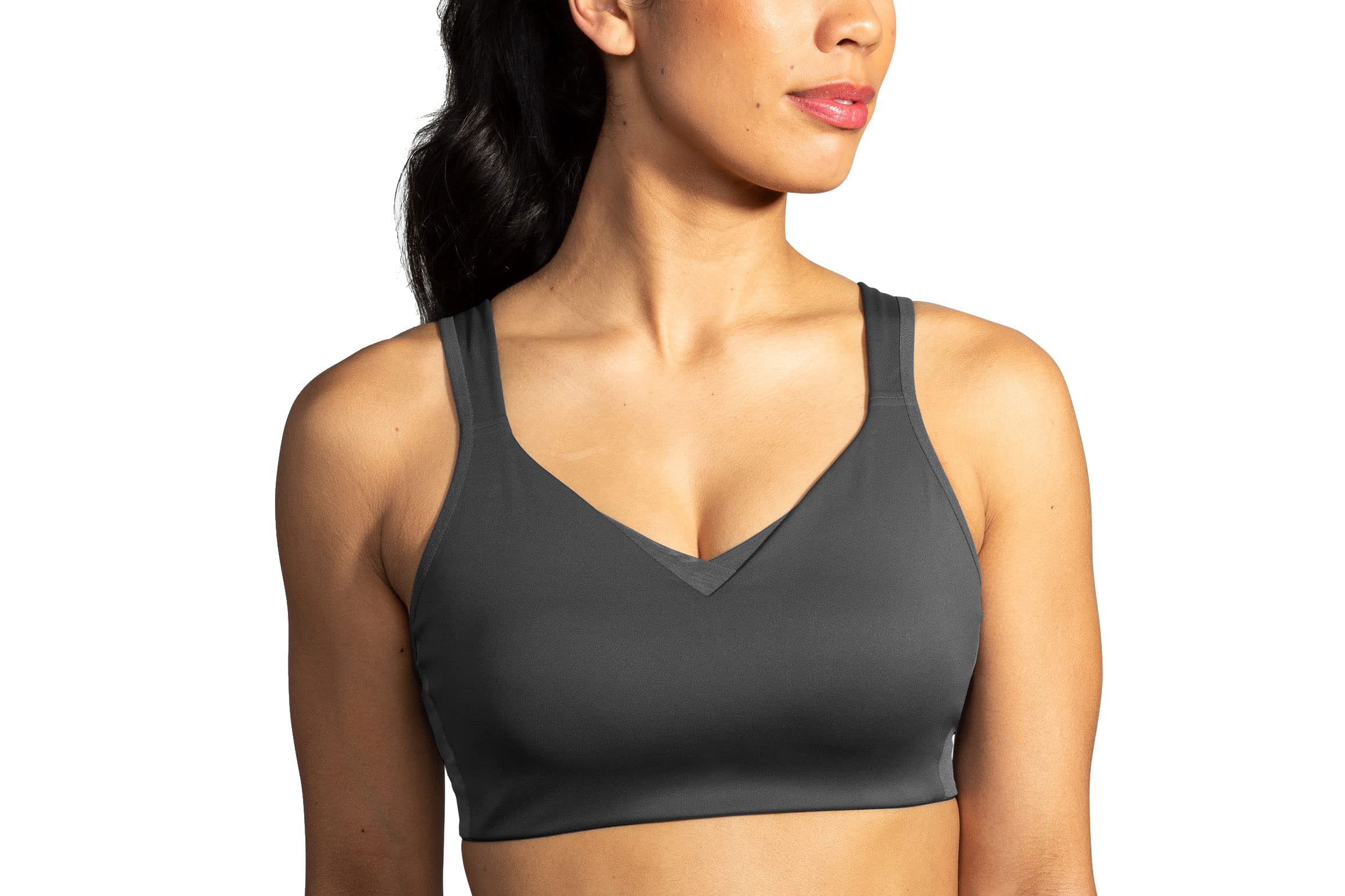  Brooks Women's Convertible Run Bra for High Impact Running, Workouts & Sports with Maximum Support and Breathable Fabri